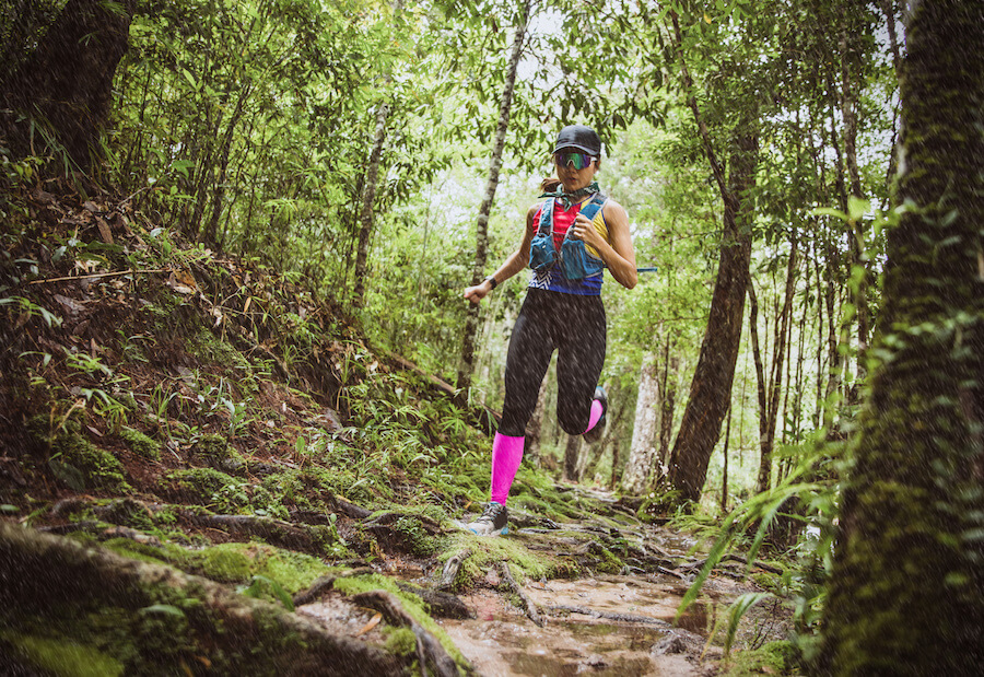 technique descente en trail