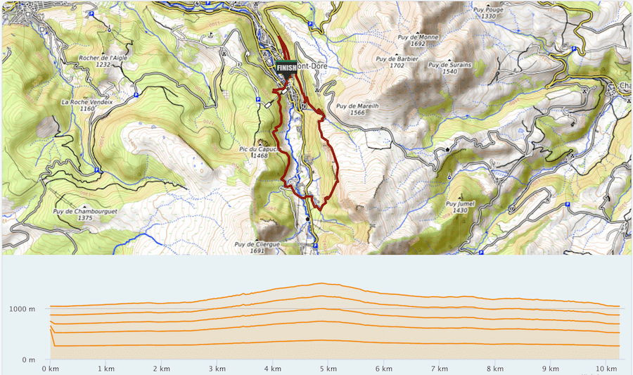 trace la doré trail