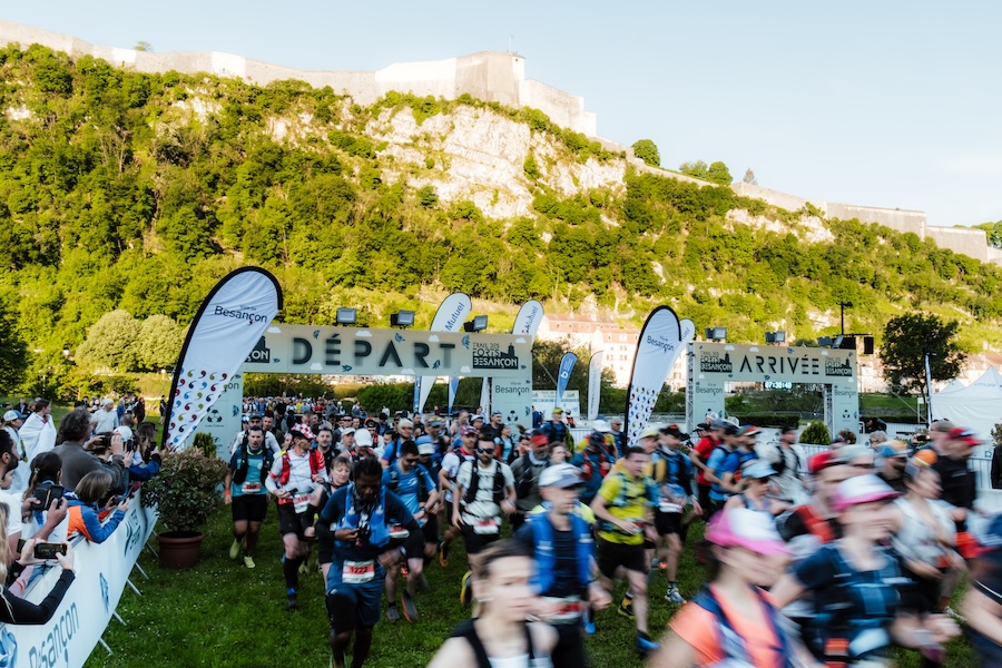 ligne de depart course trail des forts